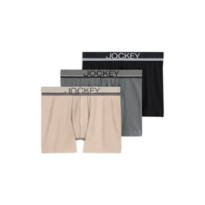 Jockey Men's Casual Cotton Stretch 4" Trunk - 3 Pack - 1 of 4