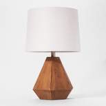 Wood-Like Table Lamp (Includes LED Light Bulb) - Brown - Cloud Island™