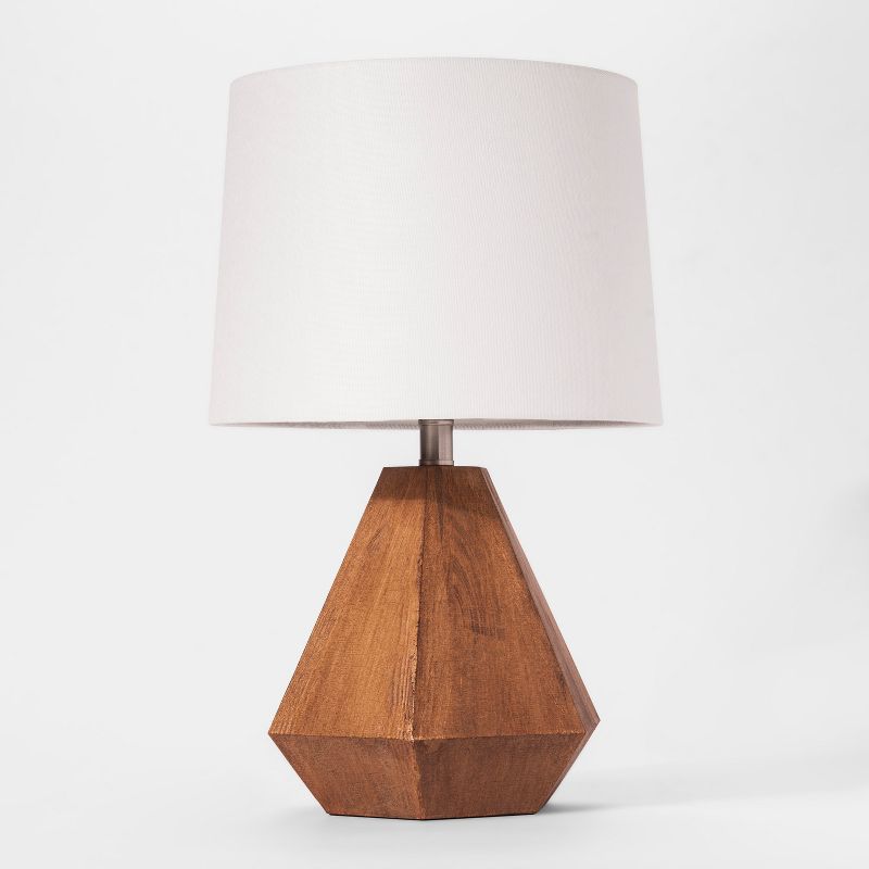 Wood-Like Table Lamp (Includes LED Light Bulb) - Brown - Cloud Island&#8482;, 1 of 8