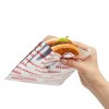 Stockroom 300-Pcs Disposable Foil and Paper Hot Dog Holders and Hamburger Wrappers, Grease-Resistant (3 Designs) - 4 of 4