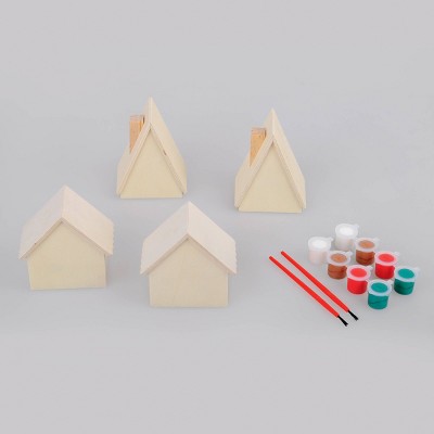 8ct Wood Houses with Paint - Bullseye's Playground™