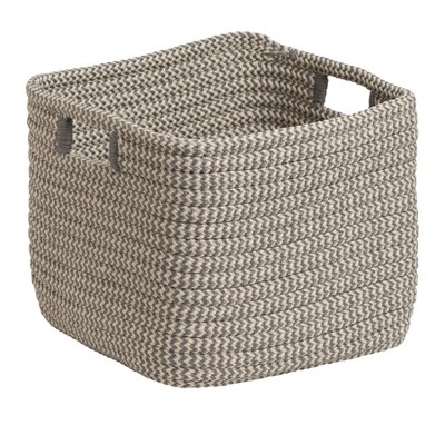 Colonial Mills Carter Basket - Grey 12"X12"X10"