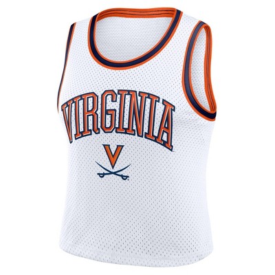 NCAA Virginia Cavaliers Women's White Cropped Jersey