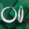 Ross-Simons Italian Sterling Silver Hoop Earrings - 3 of 4