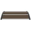 vidaXL Door Canopy Black 47.2"x39.4" PC - 3 of 4