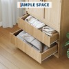 Garvee Armoire Wardrobe Closet, Bedroom Tall Wooden Wardrobe Storage Cabinet with 2 Drawers, Hanging Rod, 2 Doors, for Bedroom, Apartment - 3 of 4