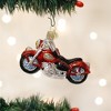 Old World Christmas Blown Glass Ornament for Christmas Tree, Motorcycle - 2 of 3