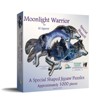 Sunsout Moonlight Warrior 1000 pc Special Shape  Jigsaw Puzzle 95497 - 2 of 4