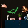 Northlight Brontosaurus LED Neon Style Dinosaur Wall Sign - 12" - Green - 3 of 4