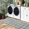 Nasitip Washable Rug-Modern Plaid Area Rug Non Slip Soft Rugs-Low Pile Foldable Floor Cover Accent Carpet - 2 of 4