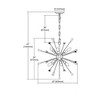 Elk Home Sprigny 6 - Light Chandelier in  Matte Gold - 3 of 3