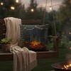 Cozy Campfire 18 Inch Pillow – Indoor Outdoor Use by Manual Woodworkers and Weavers - 2 of 3