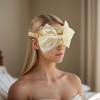 Unique Bargains Breathable Elastic Bow Sleep Mask 1 Pc - 2 of 4