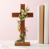 Juvale Unfinished Wood Home Decor Standing Table Cross (3 Pack) - 3 of 4