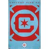 Trends International MLS Chicago Fire FC - Logo 25 Unframed Wall Poster Prints - 4 of 4