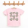 The Juniper Shop Soccer Ball Bows Stacked Youth Short Sleeve Tee - 2 of 4