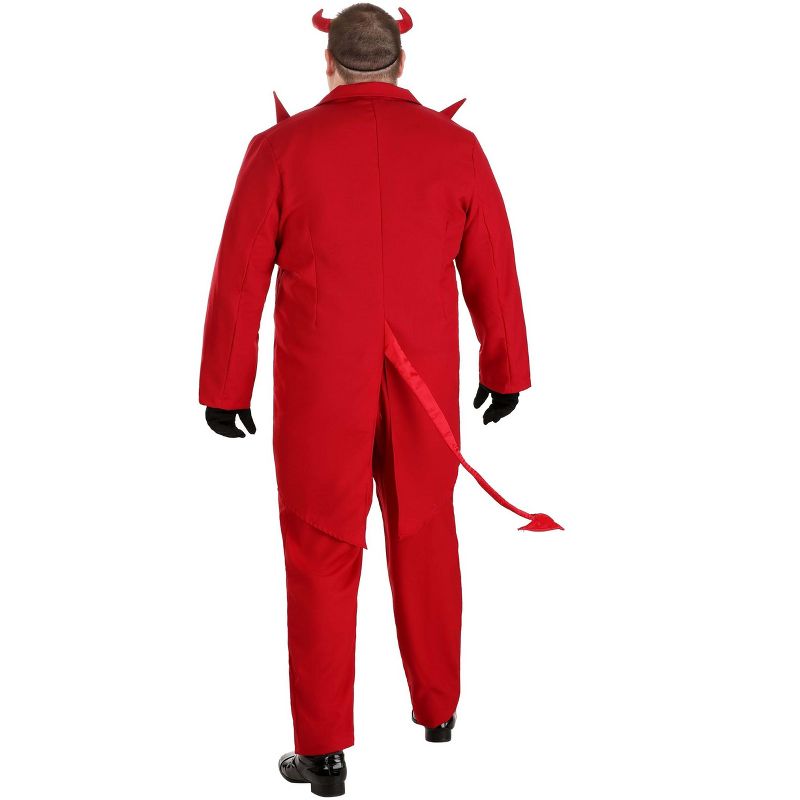 HalloweenCostumes.com Plus Size Red Suit Devil Costume for Men, 2 of 6