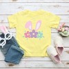The Juniper Shop Bunny Ears With Flowers Toddler Short Sleeve Tee - 2 of 2