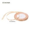 Unique Bargains Double Face Wide Satin Ribbon with Gold Edges for Wedding Bouquet - 2 of 4