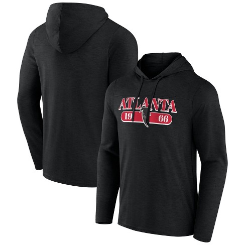 NFL Atlanta Falcons Men's Long Sleeve Lightweight Hooded Sweatshirt - S