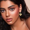 Gold Small Hoop Earrings for Wome | 14K Gold Plated Dainty Small Huggie Earrings S925 Sterling Silver Post Lightweight Drop/Dangle Huggie Earrings - 4 of 4