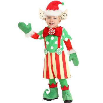 HalloweenCostumes.com Holiday Helper Toddler Elf Costume