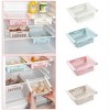 Retractable Drawer Storage Basket Set - Space-Saving Organizer for Fridge & Kitchen Makeup Convenient, Easy-to-Use, Durable Blue - 3 of 4