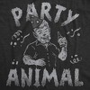 Mens Funny T Shirts Party Animal Sarcastic Halloween Werewolf Graphic Tee For Men - Crazy Dog Men's T Shirt - 2 of 4