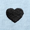 Dalix Mens Lil Heart Midweight Cotton Tee - 2 of 4