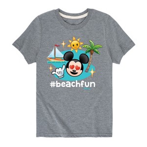 Boys' - Disney - Beach Fun Short Sleeve Graphic T-Shirt - 1 of 4