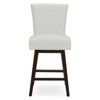 Spruce&Spring Upholstered 26-inch Counter Height Swivel Barstool - 2 of 4