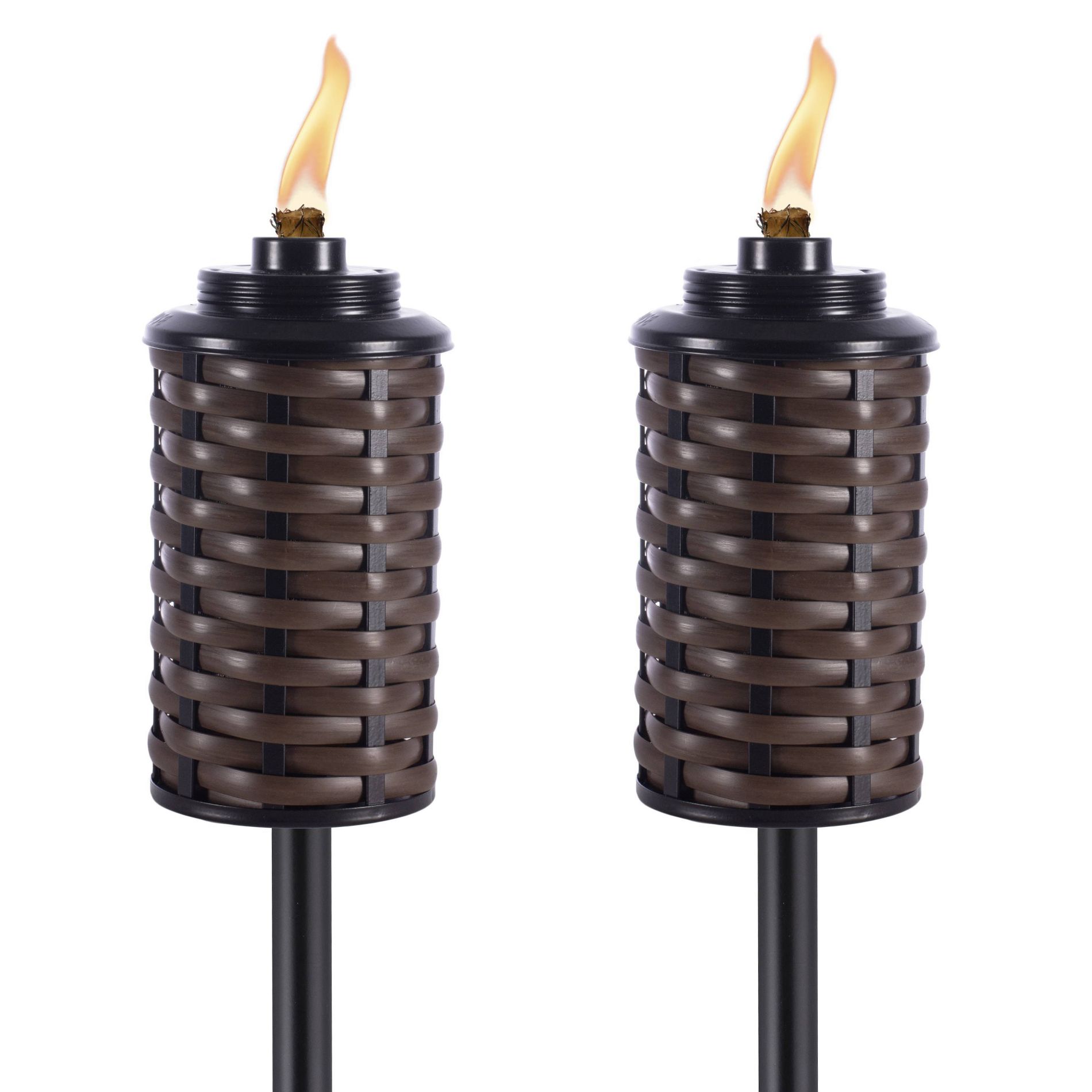 TIKI 2pk 64.75" Convertible Easy Install Bali Brown