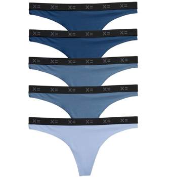 TomboyX Lightweight 5-Pack Hipster Underwear, Cotton Stretch Comfortable  Size Inclusive (XS-4X) Mixed Gem Small