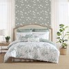 Laura Ashley Toile Delight Green Twin 5pc Comforter Sham Bonus Set - 2 of 4