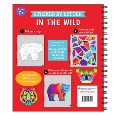 Sticker Puzzles in the Wild - (Spiral_bound) (Spiral Bound)_1