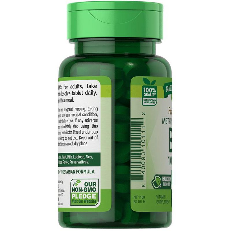 Nature's Truth Vitamin B12 1000 mcg | 120 Fast Dissolve Tablets, 4 of 5