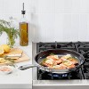 Cuisinart 12" Classic Stainless Ceramic Nonstick Skillet: Dishwasher-Safe, Stay-Cool Handle, Even-Heating, Silver - 3 of 3