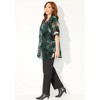 Catherines Women's Plus Size In-Vogue Velvet Duster - 4 of 4