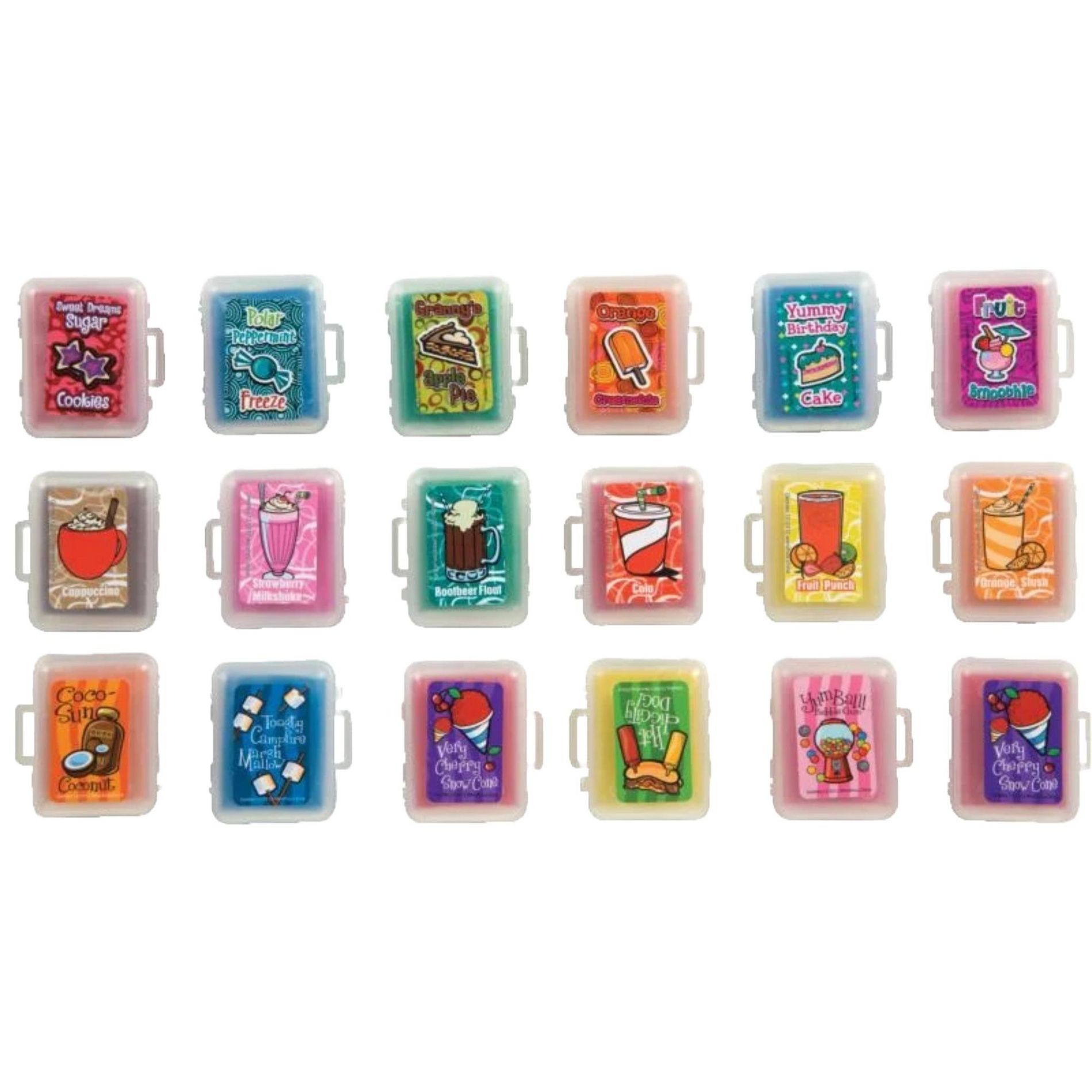 Scented Fun & Kneadable Erasing! Kneaded Eraser Assortment (18 Pack)