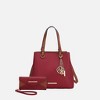 MKF Collection Kearny Vegan Leather Women’s Tote Bag with Wallet by Mia K- 2 pieces - 2 of 4