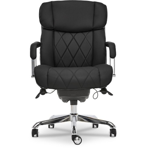 La-Z-Boy Sutherland Quilted Leather Executive Office Chair - High