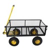 Wagon Cart Garden cart trucks make it easier to transport firewood - 4 of 4