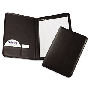 Samsill Professional Padfolio Storage Pockets/Card Slots Writing Pad Black 70810 - 1 of 4