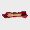 Velvet Bow Hair Clip Set 8pc - A New Day™ - 3 of 4