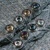 Pavilion Gift Company - Grandma Golden Shadow Crystal - 17"-19" Engraved Rhodium Plated Austrian Element Necklace - Necklaces - 4 of 4