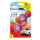 Febreze Car Air Freshener Vent Clip Berry & Bramble Scent - 2ct/0.13 fl oz
