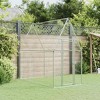 vidaXL Chicken Cage Silver Galvanized steel 78.7 x 39.4 x 74.8 in - 3 of 4
