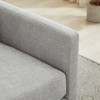 30.7" Chenille Square Swivel Chair with Removable Cushion - 2 of 4