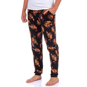 Seven Times Six Disney The Lion King Pajama Pants Scar All Over Print PJ Lounge Joggers - 1 of 3
