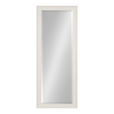 20.5" x 52.5" Alysia Full Length Wall Mirror White - Kate & Laurel All Things Decor